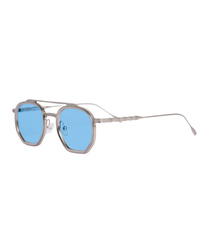 OS Sunglasses Baku col. silver azzurro